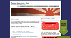Desktop Screenshot of detailoriented.org